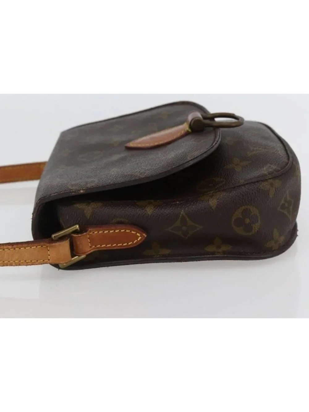 Authentic LOUIS VUITTON Monogram Saint Cloud MM Shoulder Bag M51243 LV
